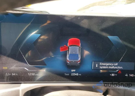 2023 BMW I4 Edrive 40 z USA, uszkodzony, nr VIN WBY73AW00PFR02902